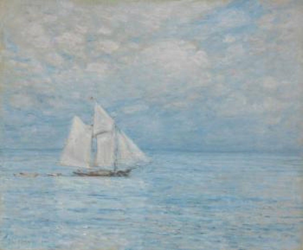 Sailing on Calm Seas by Childe Hassam