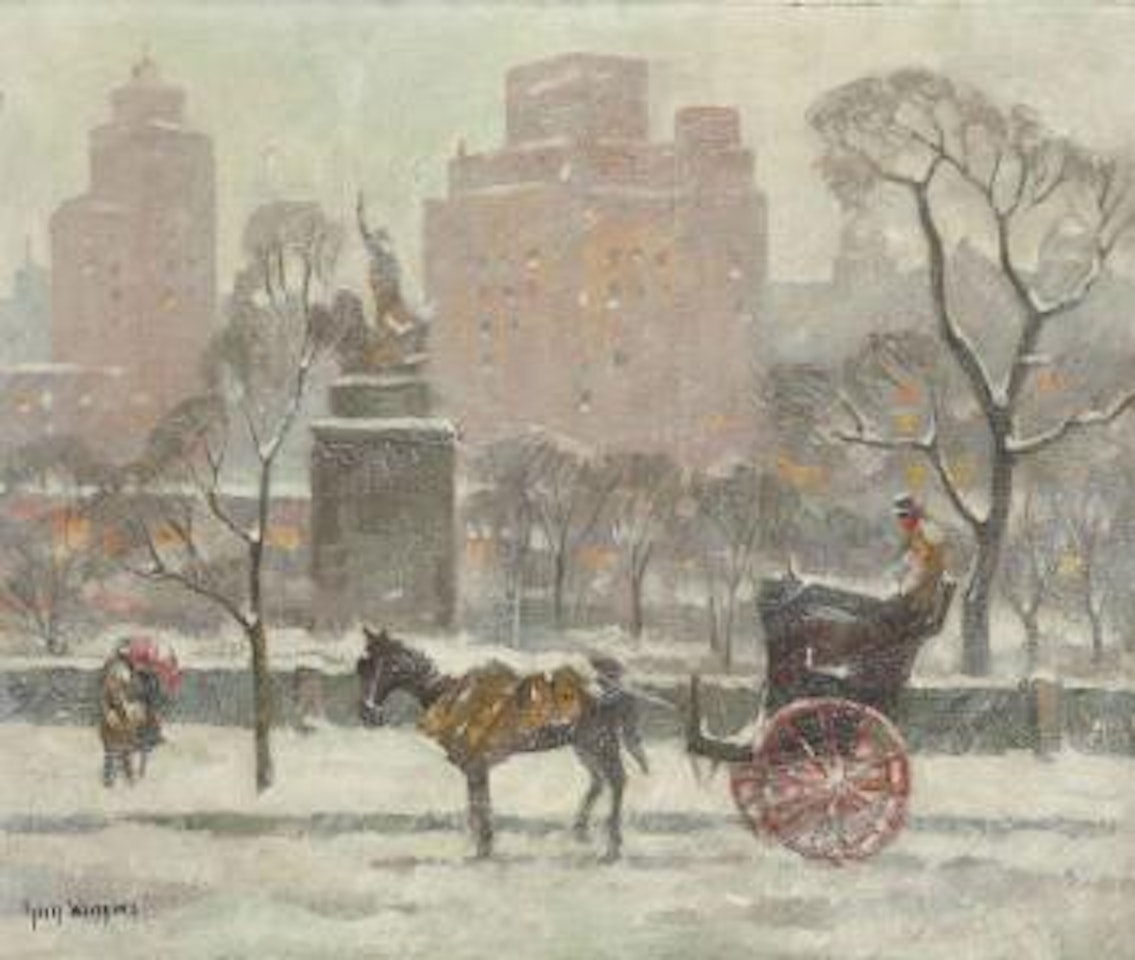 Winter in Central Park by Guy Carleton Wiggins