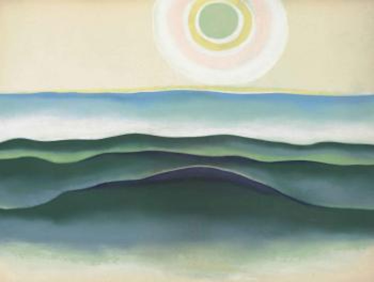 Sun Water Maine by Georgia O'Keeffe