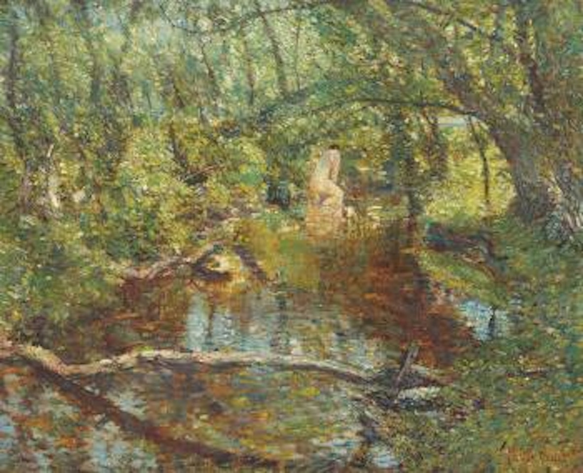Sunlight Brook by Childe Hassam