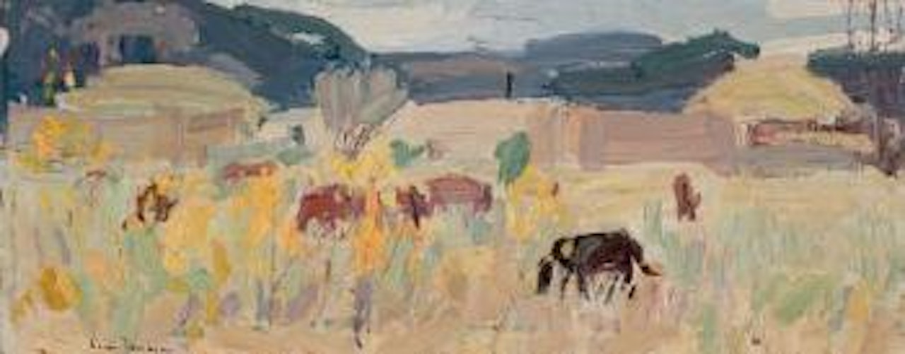 Taos corral by Leon Gaspard