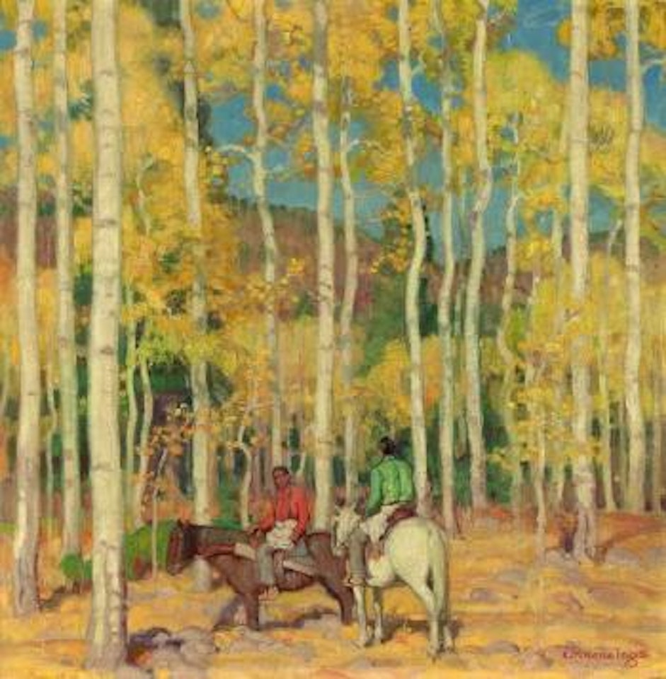 Indian hunters by Ernest Martin Hennings