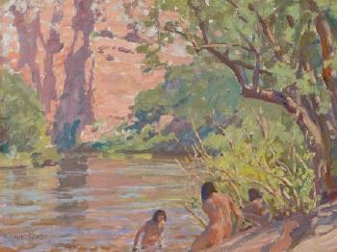 Banks of Black River by Maynard Dixon
