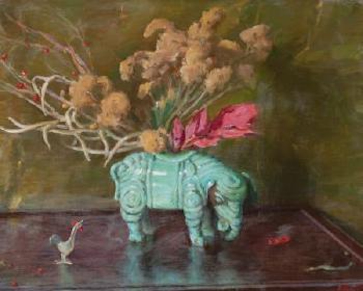 Ming Chinese still life by Joseph Henry Sharp
