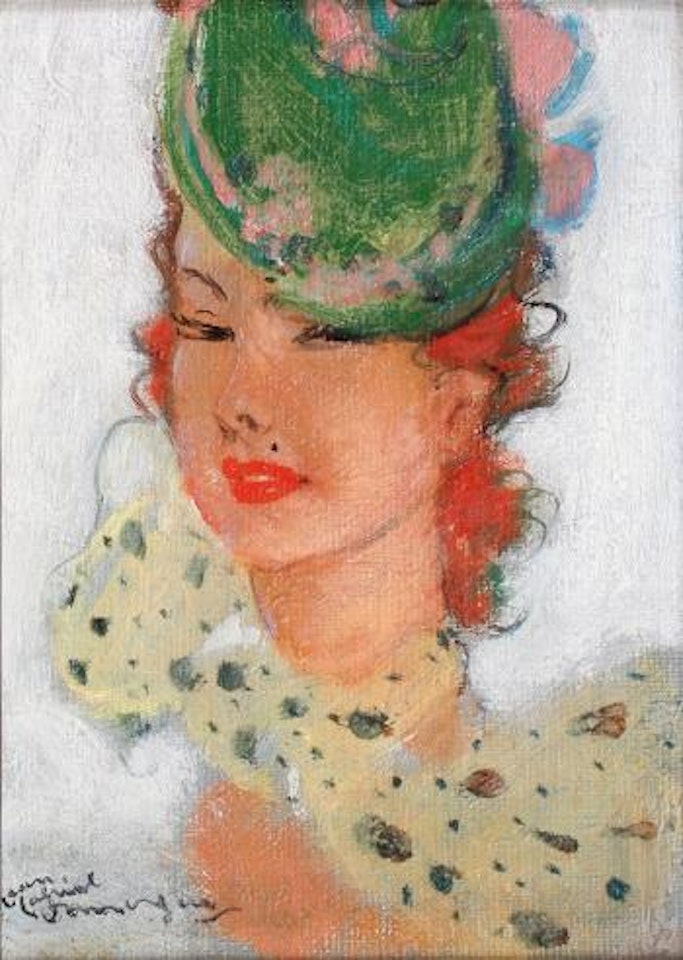 Dolly souriante by Jean Gabriel Domergue