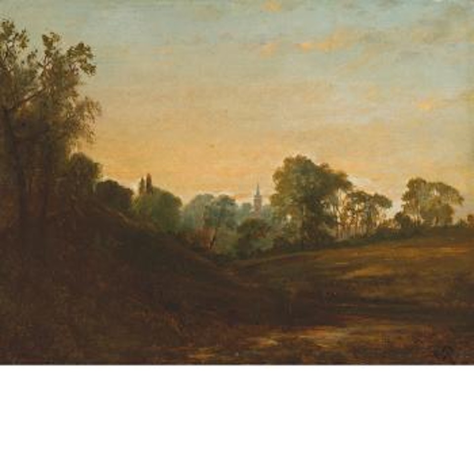 Church at Hampstead by John Frederick Kensett