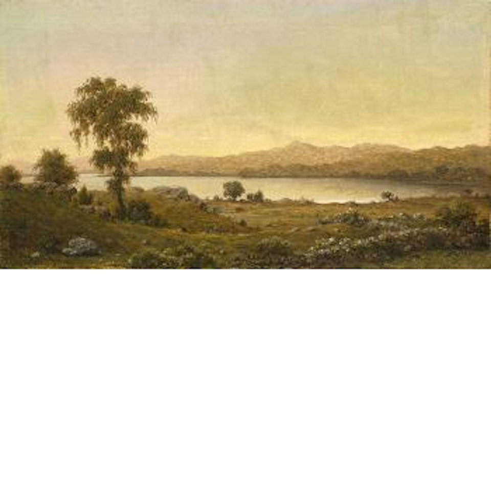Rhode Island Scene (A Lake Study) by Martin Johnson Heade