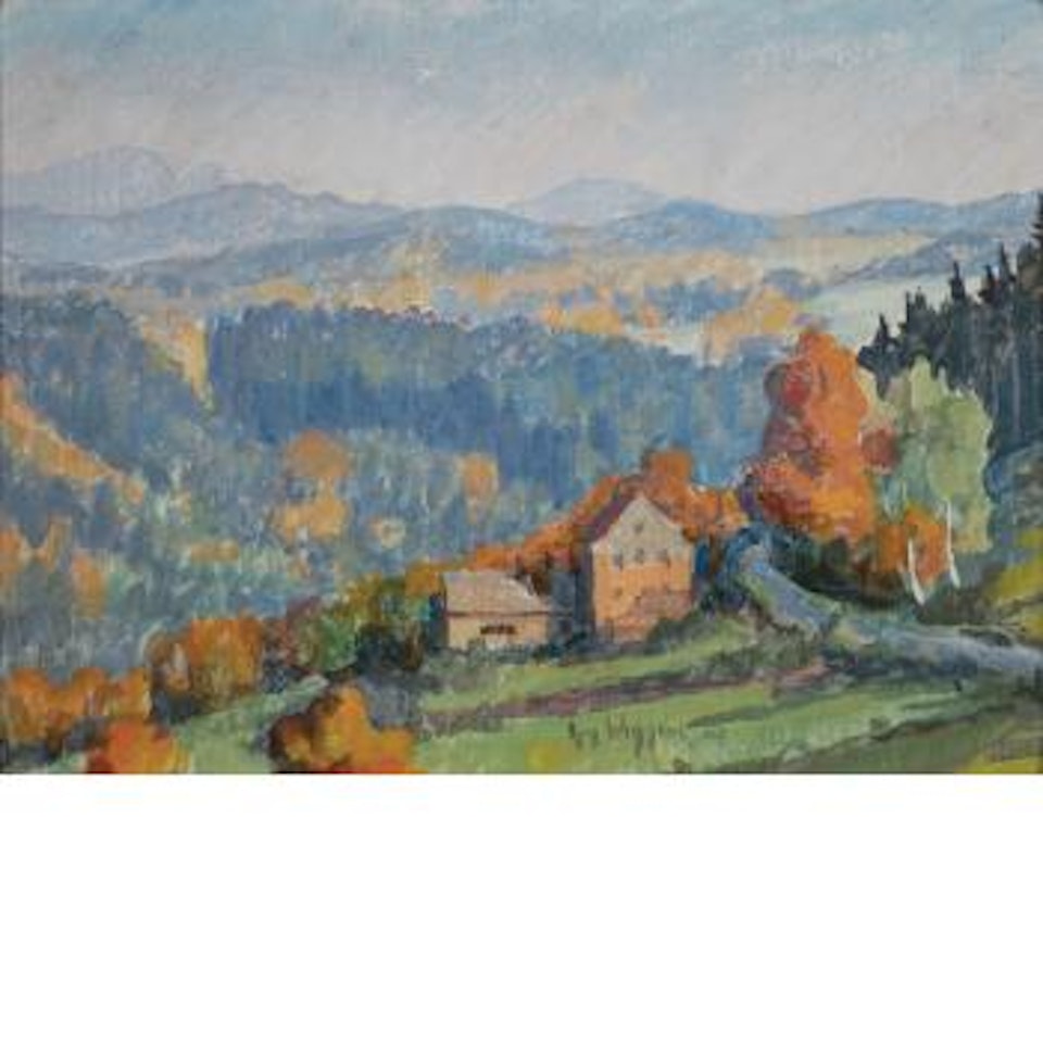 Early autumn in New England by Guy Carleton Wiggins