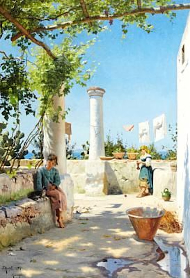 Sommer på Capri by Peder Mork Monsted