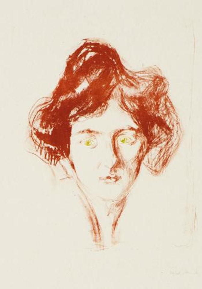 Berlinermodell by Edvard Munch