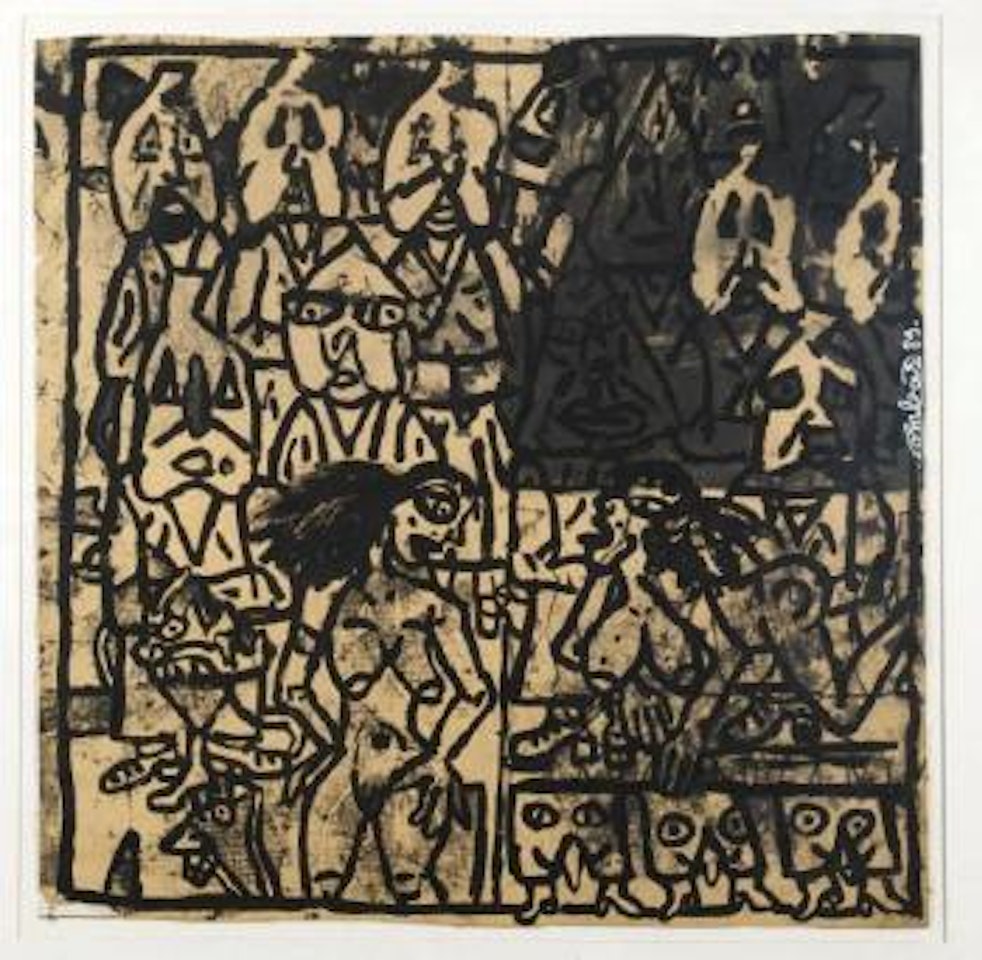 Femmes et fantomes by Robert Combas
