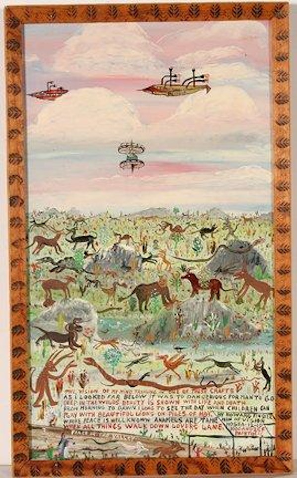 Peace in the valley, #1,258 by Howard Finster