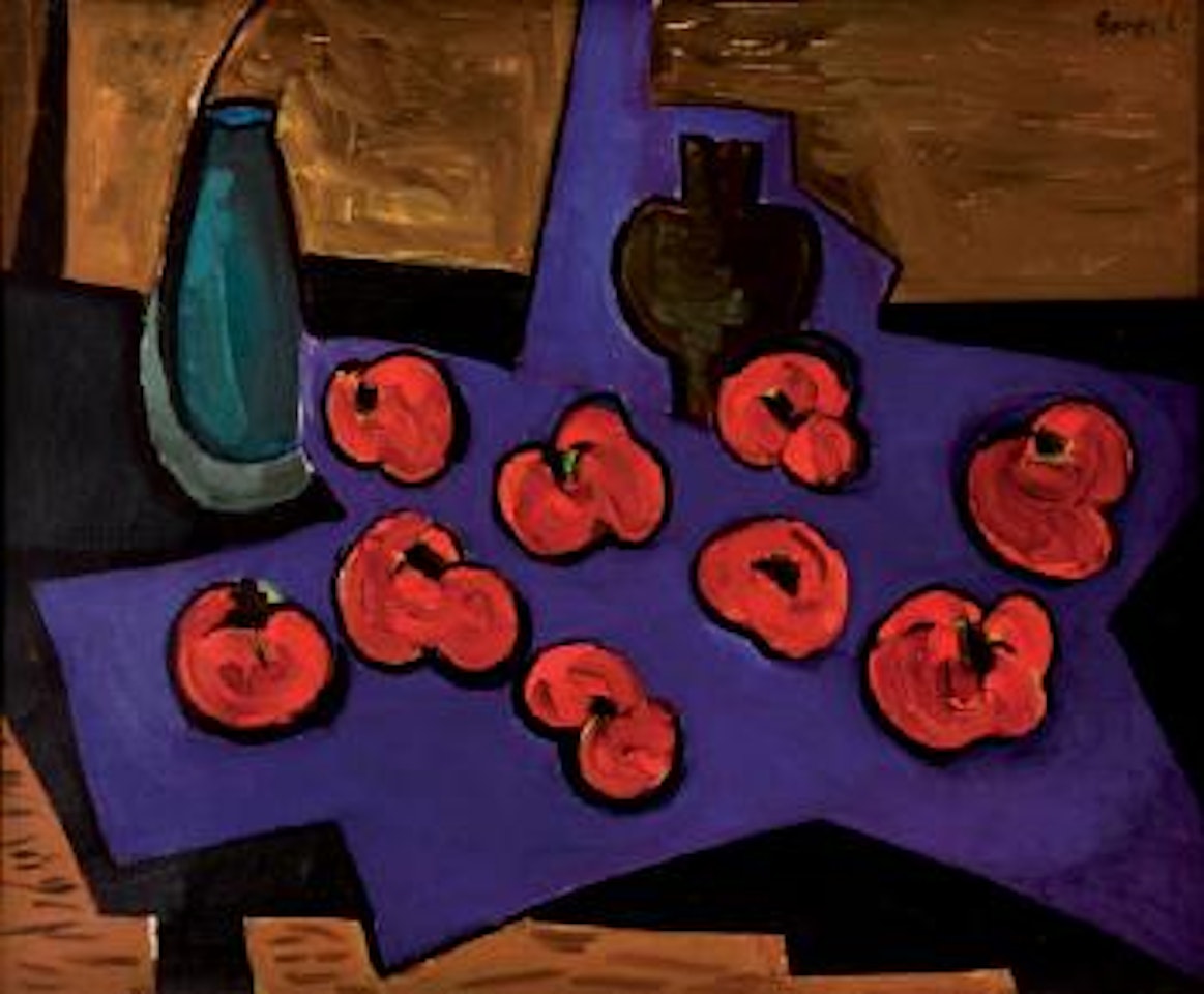 Tomates sur une table by Francisco Bores