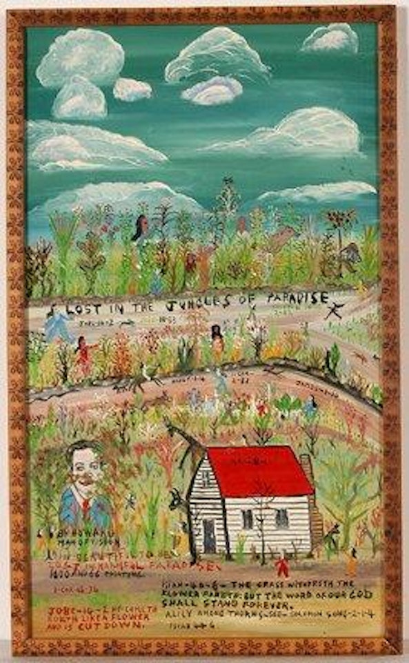 Lost in the jungles of paradise, #1,066 by Howard Finster