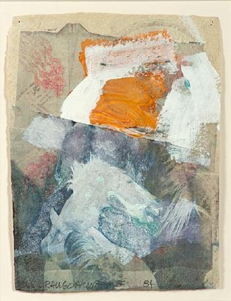 Collage with Horse by Robert Rauschenberg