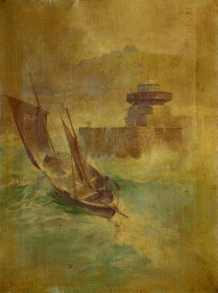 Choppy Waters, St. Ives Harbour by Sydney Mortimer Laurence