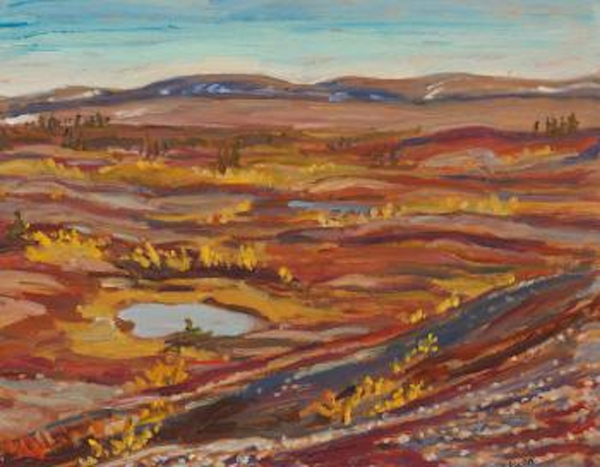 Landscape Near Coppermine, N.W.T. by Alexander Young Jackson