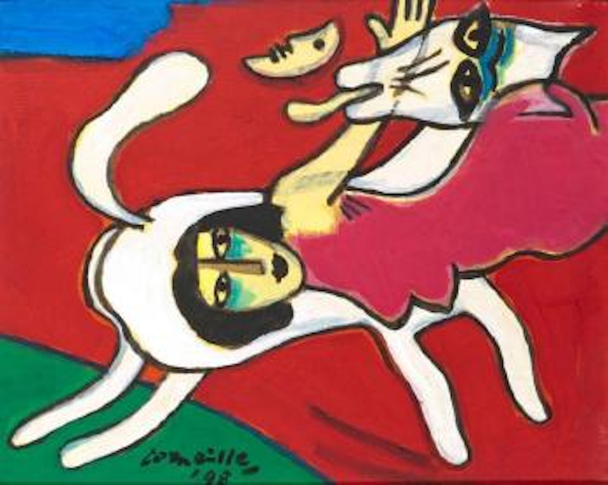 Le lévrier russe by Corneille