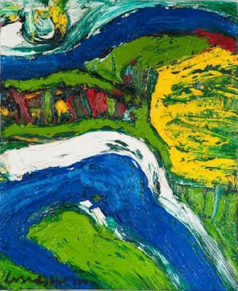 Paysage d'Espagne by Bengt Lindstrom