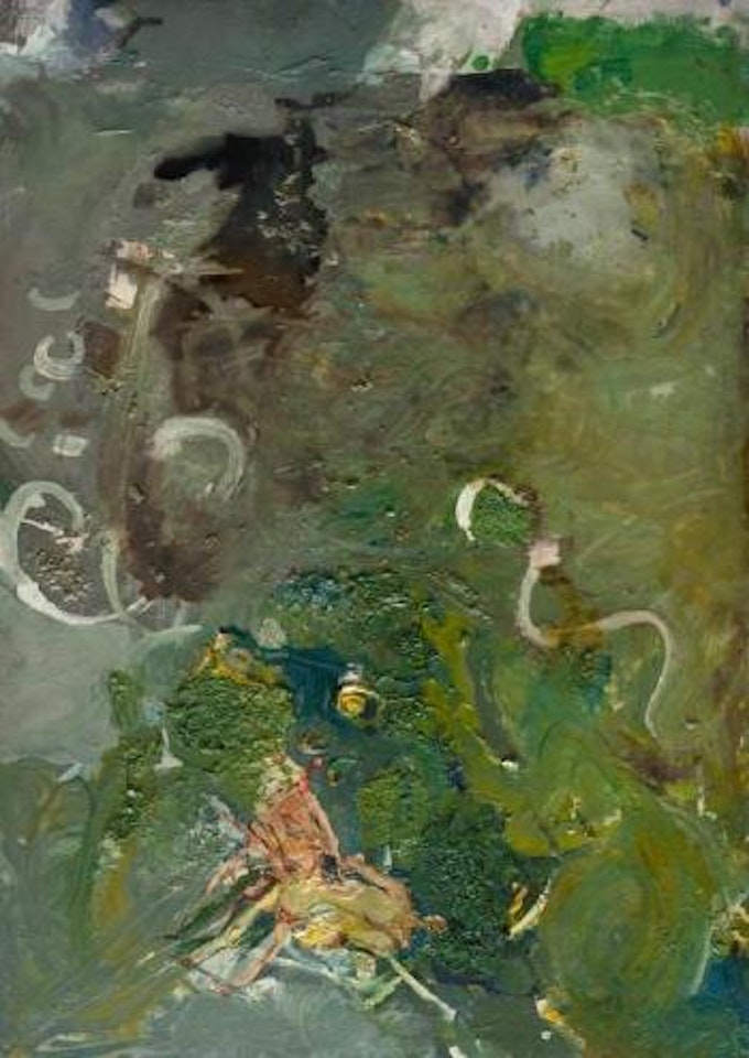 Deux amoureux le soir by Paul Rebeyrolle
