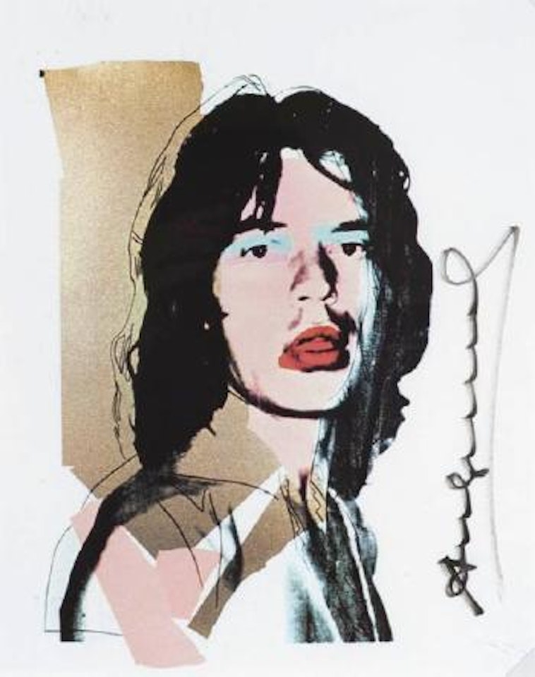 Mick Jagger by Andy Warhol