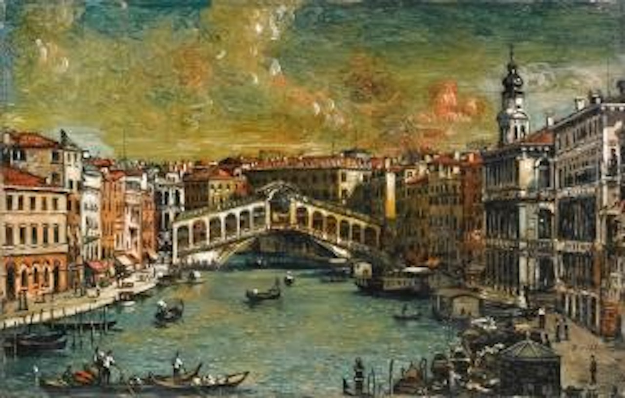 Venezia - Ponte Di Rialto by Giorgio de Chirico
