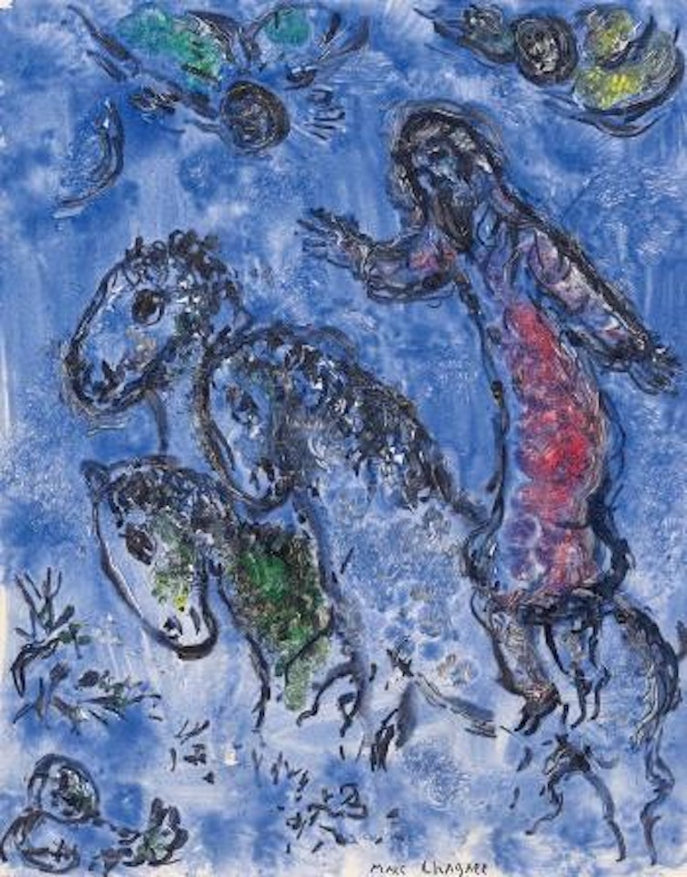 Le Prophéte Elie by Marc Chagall
