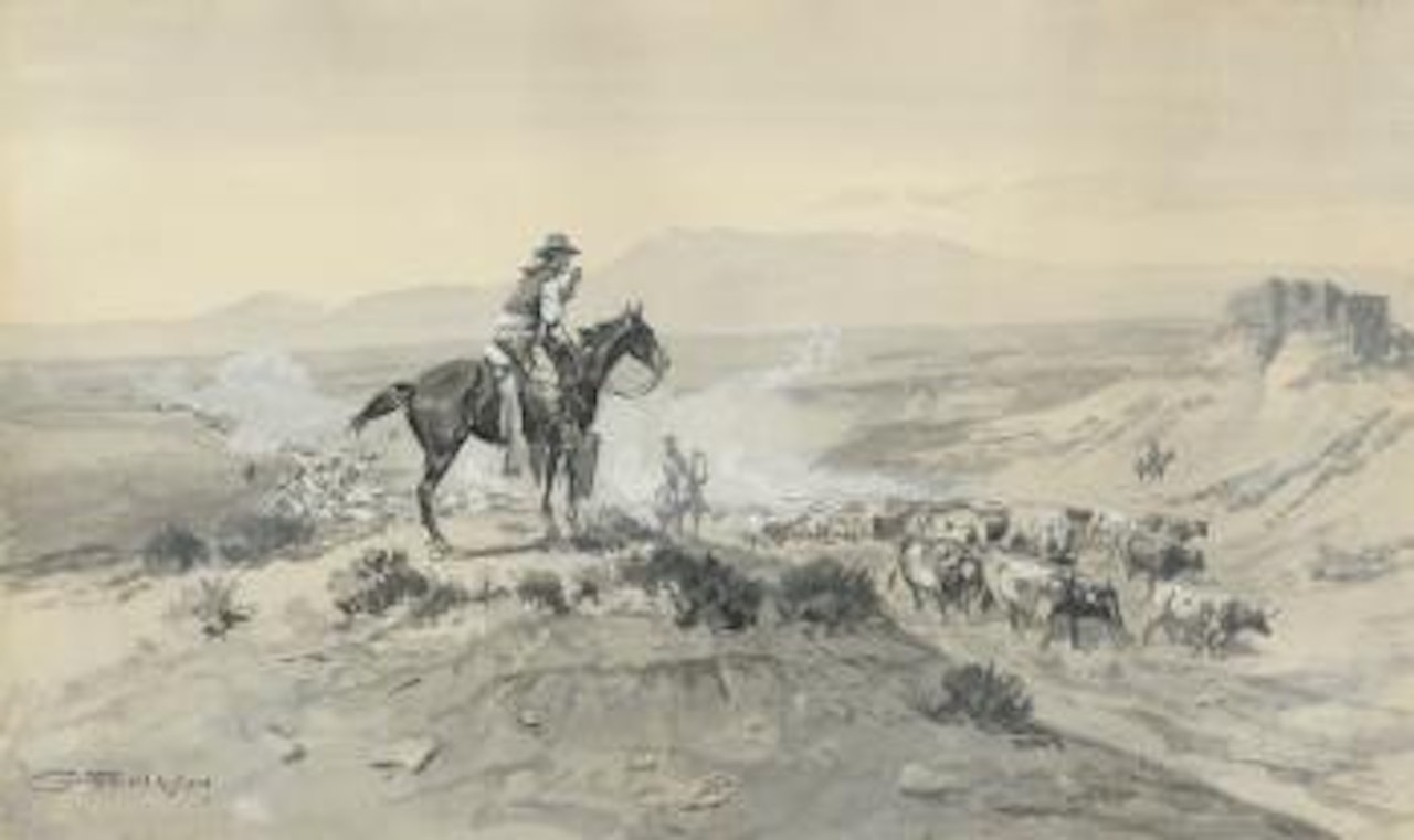 Trail Boss by Charles M Russell
