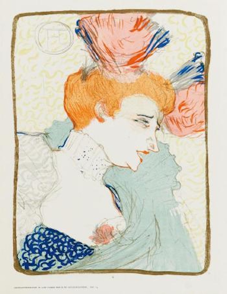 Mademoiselle Marcelle Lender, En Buste by Henri de Toulouse-Lautrec