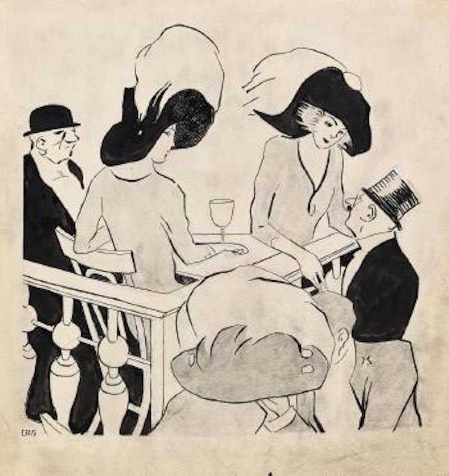 Au Music-hall (Au Restaurant) by Juan Gris