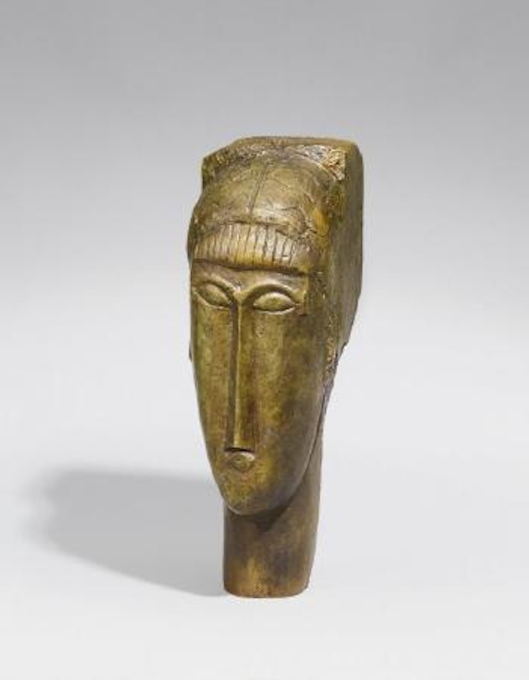 Tête De Jeune Fille à La Frange by Amedeo Modigliani