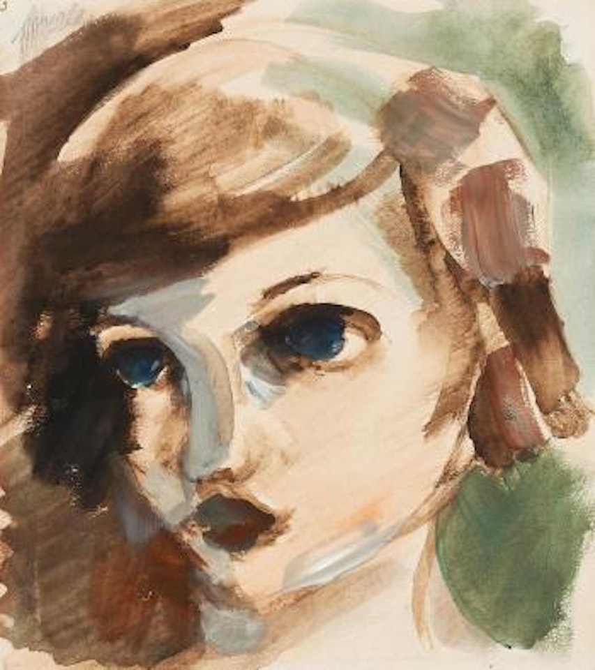 Head Of a Girl by Heinrich Hoerle