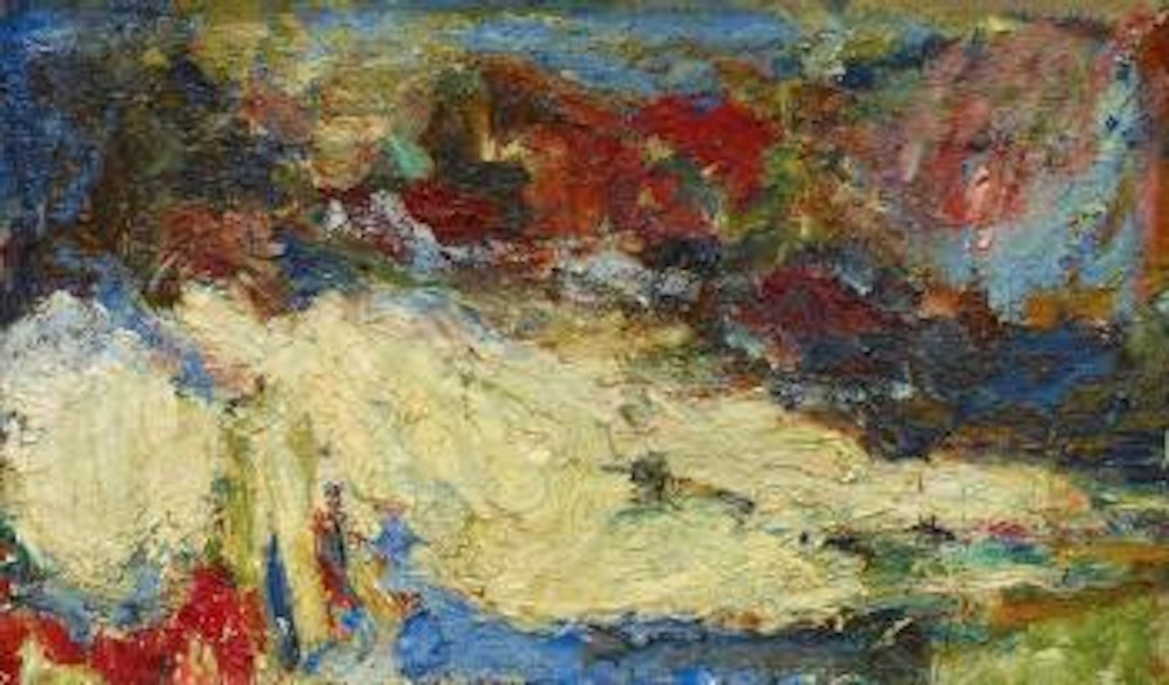 Nu Allongé (Variation To Giorgiones 'Venus', Galerie Alte Meister, Dresden) by Eugène Leroy