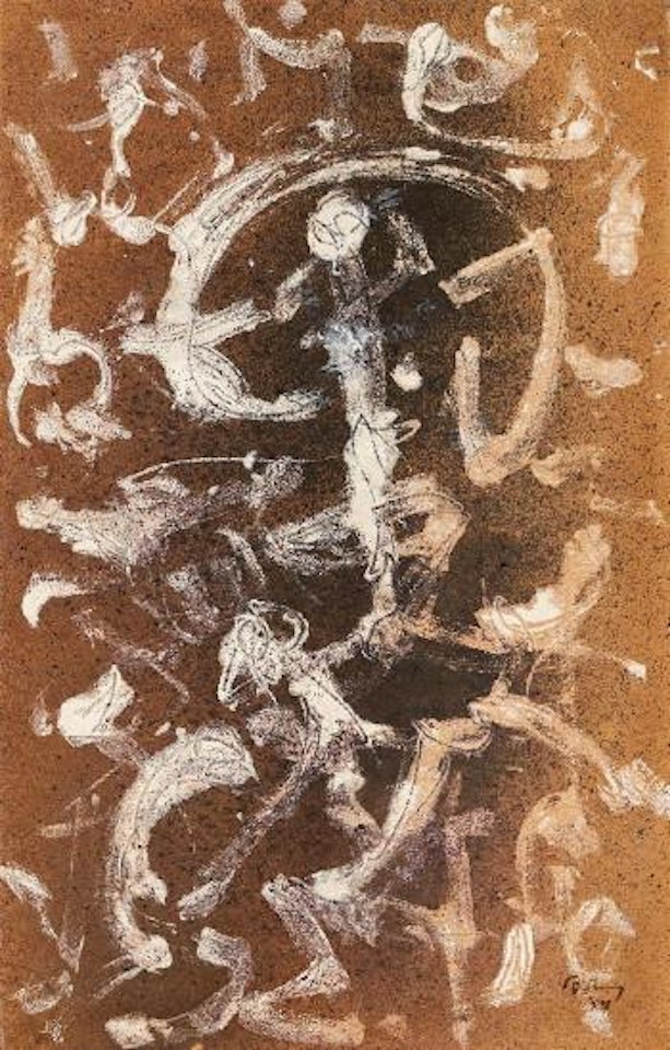 The Kabuki Dancers by Mark Tobey
