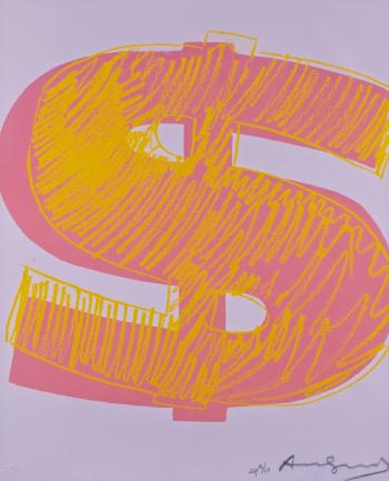 $(1) Sign by Andy Warhol