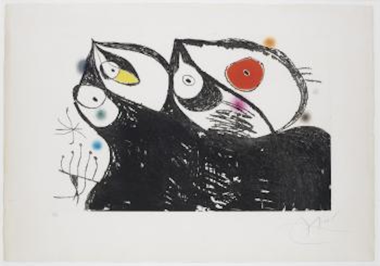 Les Hirondelles (Dupin 605) by Joan Miró