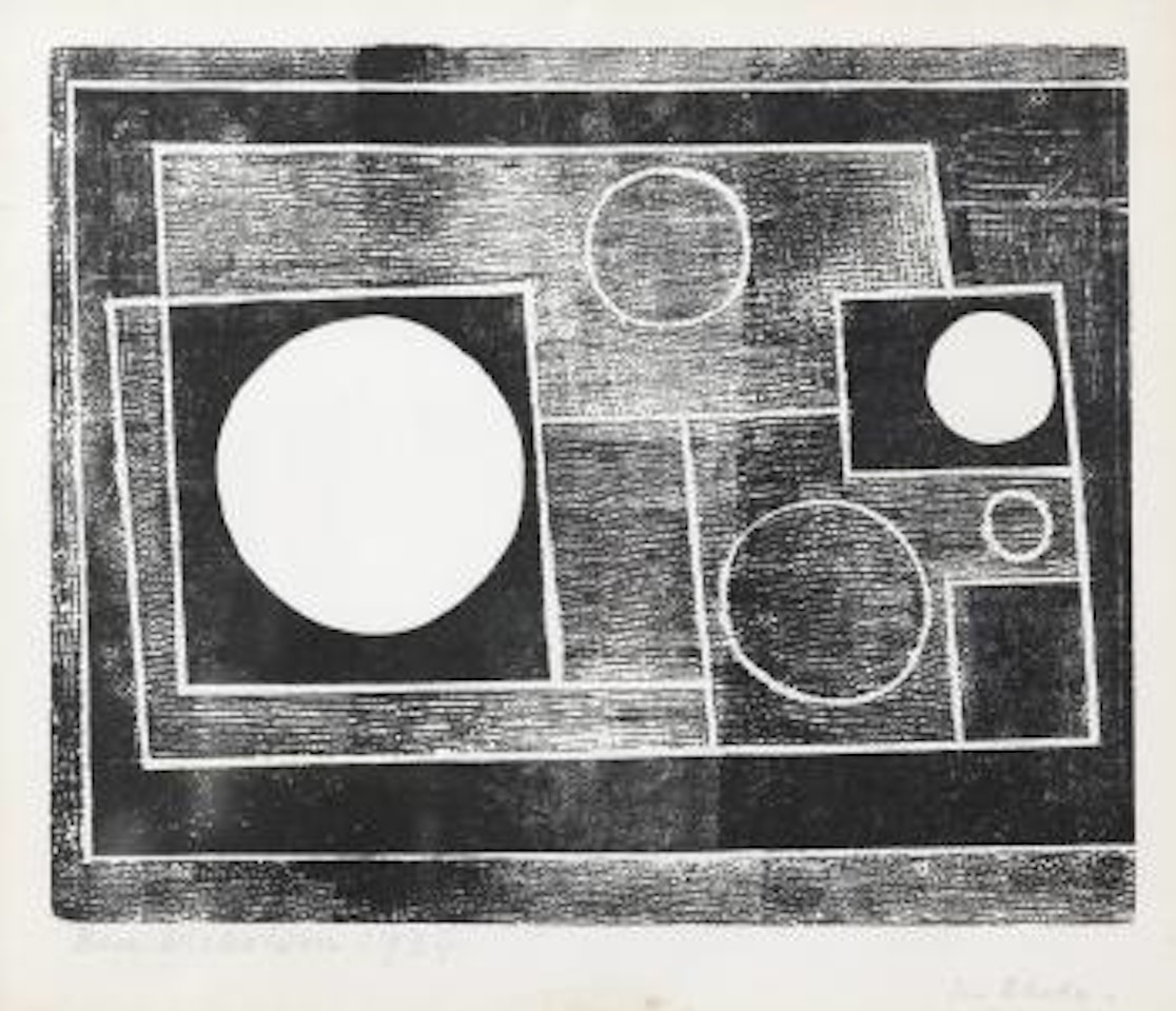 5 Circles (Cristea 20) by Ben Nicholson, O.M.