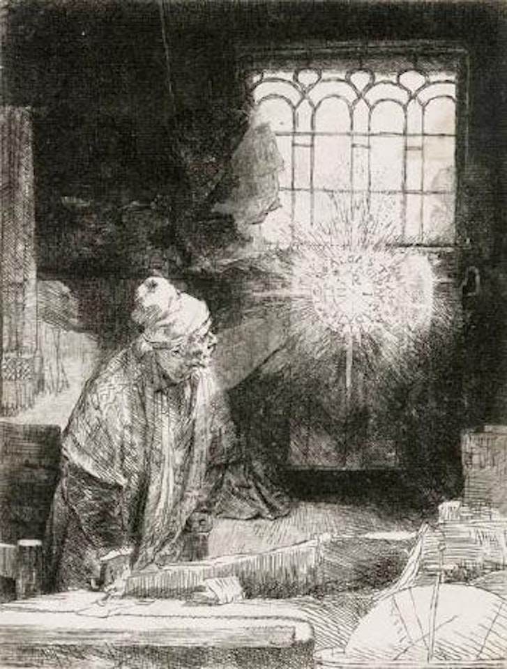 Faust by Attributed to Rembrandt Harmensz van Rijn