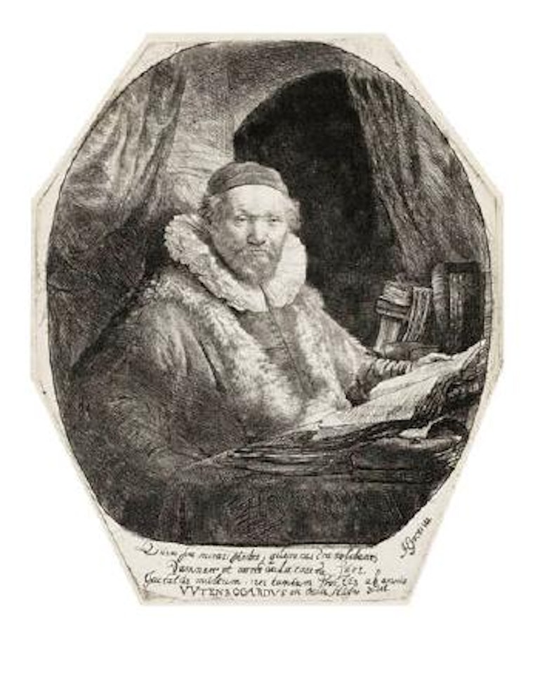 Jan Uytenbogaert, Preacher of the Remonstrants by Attributed to Rembrandt Harmensz van Rijn