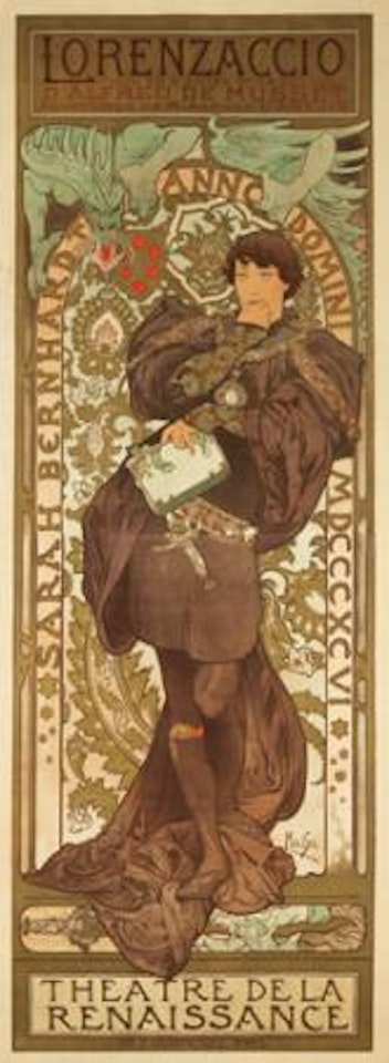 Lorenzaccio by Alphonse Mucha