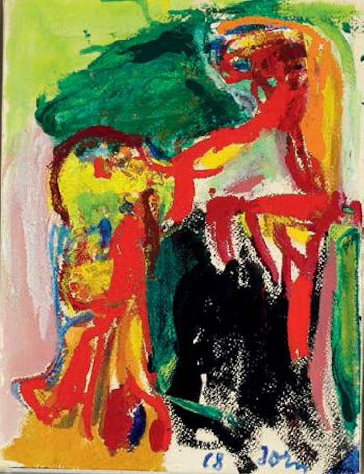 Halvnøgne mennesker by Asger Jorn