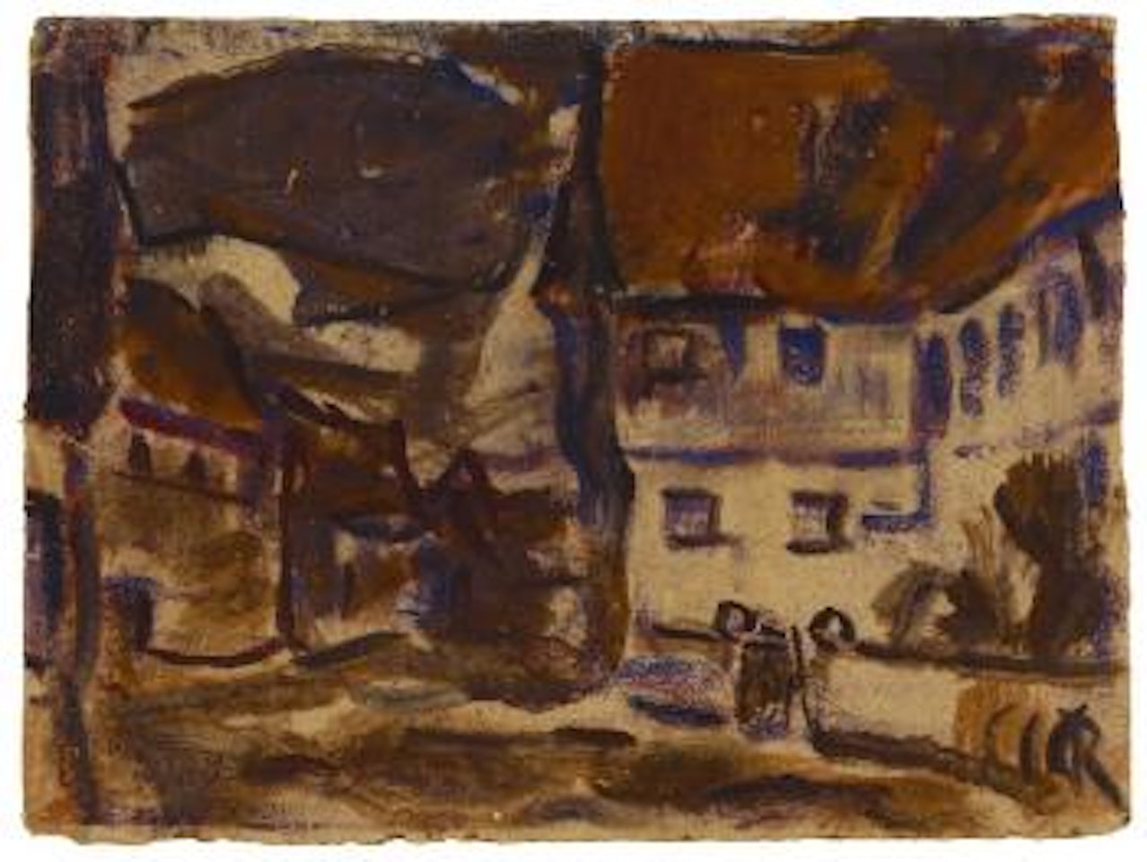 Straße In Soest by Christian Rohlfs
