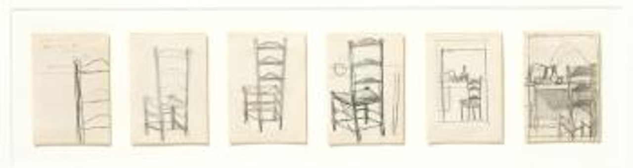 Chairs, Table and Still Life by Keith Vaughan