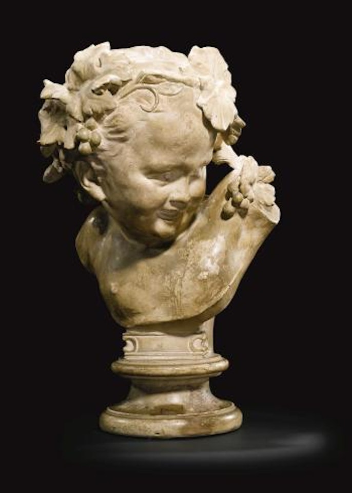 L'enfant Aux Vignes (Child With Wines), Original Plaster by Jean-Baptiste Carpeaux