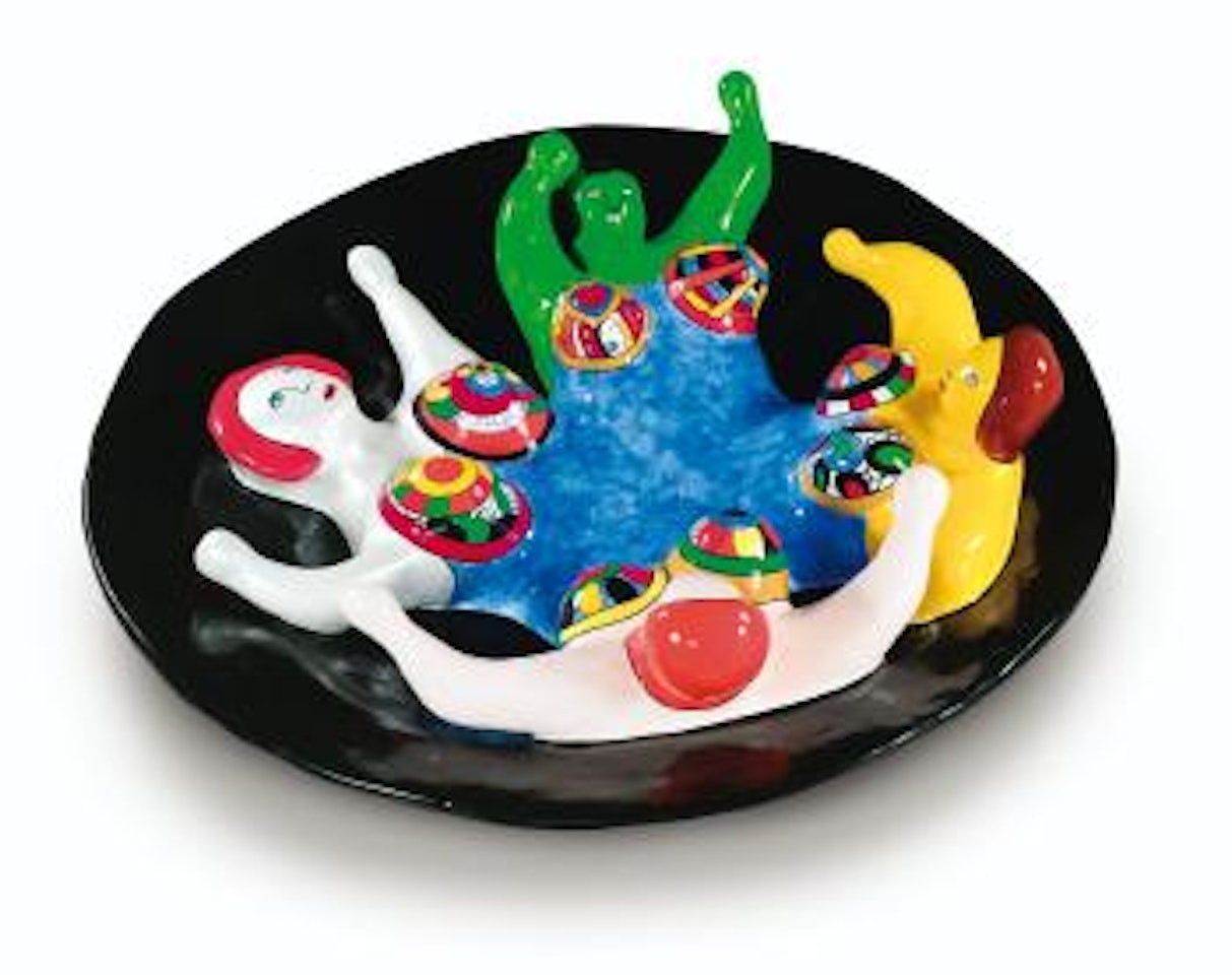 Fontaine Aux Nanas (Fond Noir) by Niki de Saint Phalle