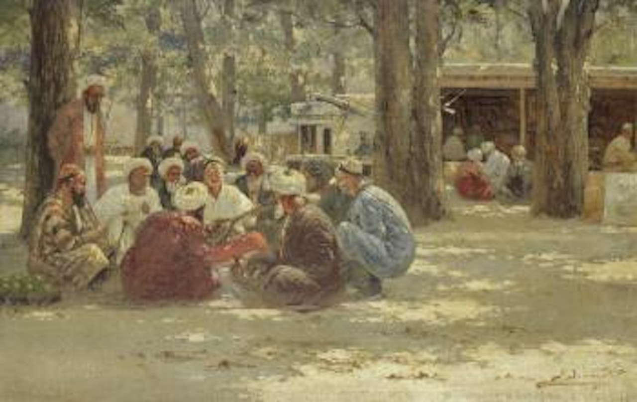 Music in the shade of the trees by Richard Karlovich Zommer