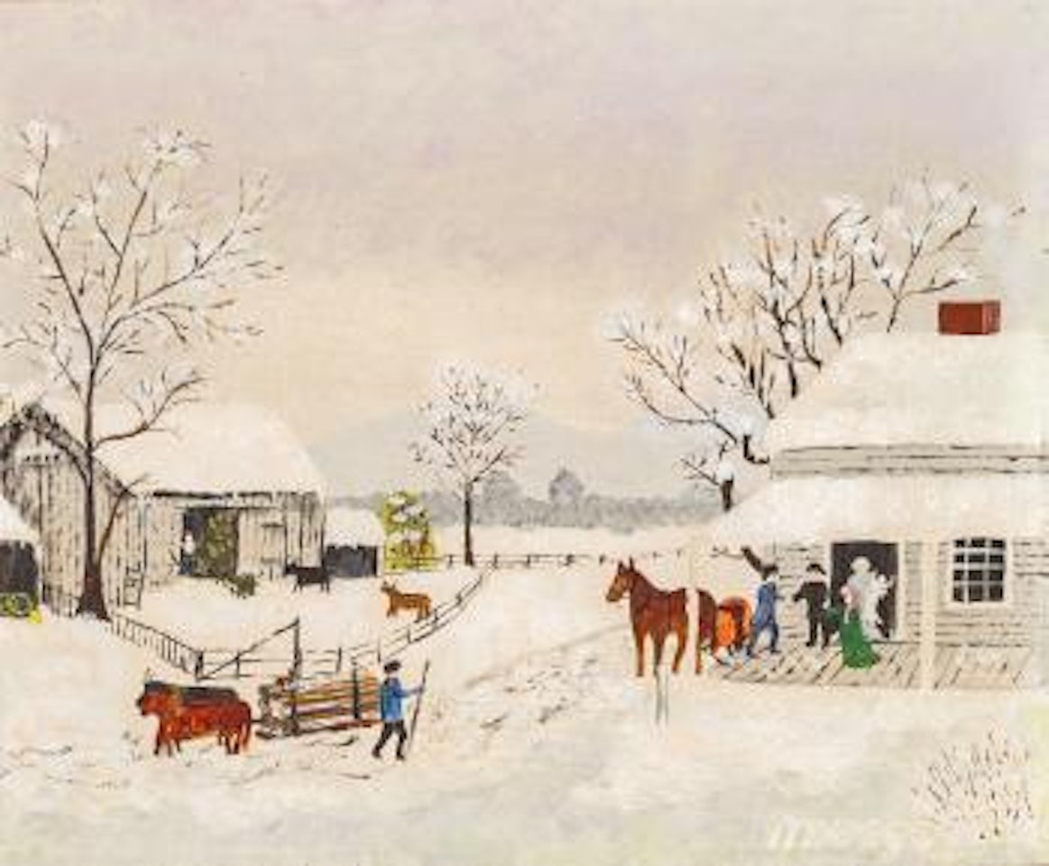 Home for Thankgiven by Grandma Moses