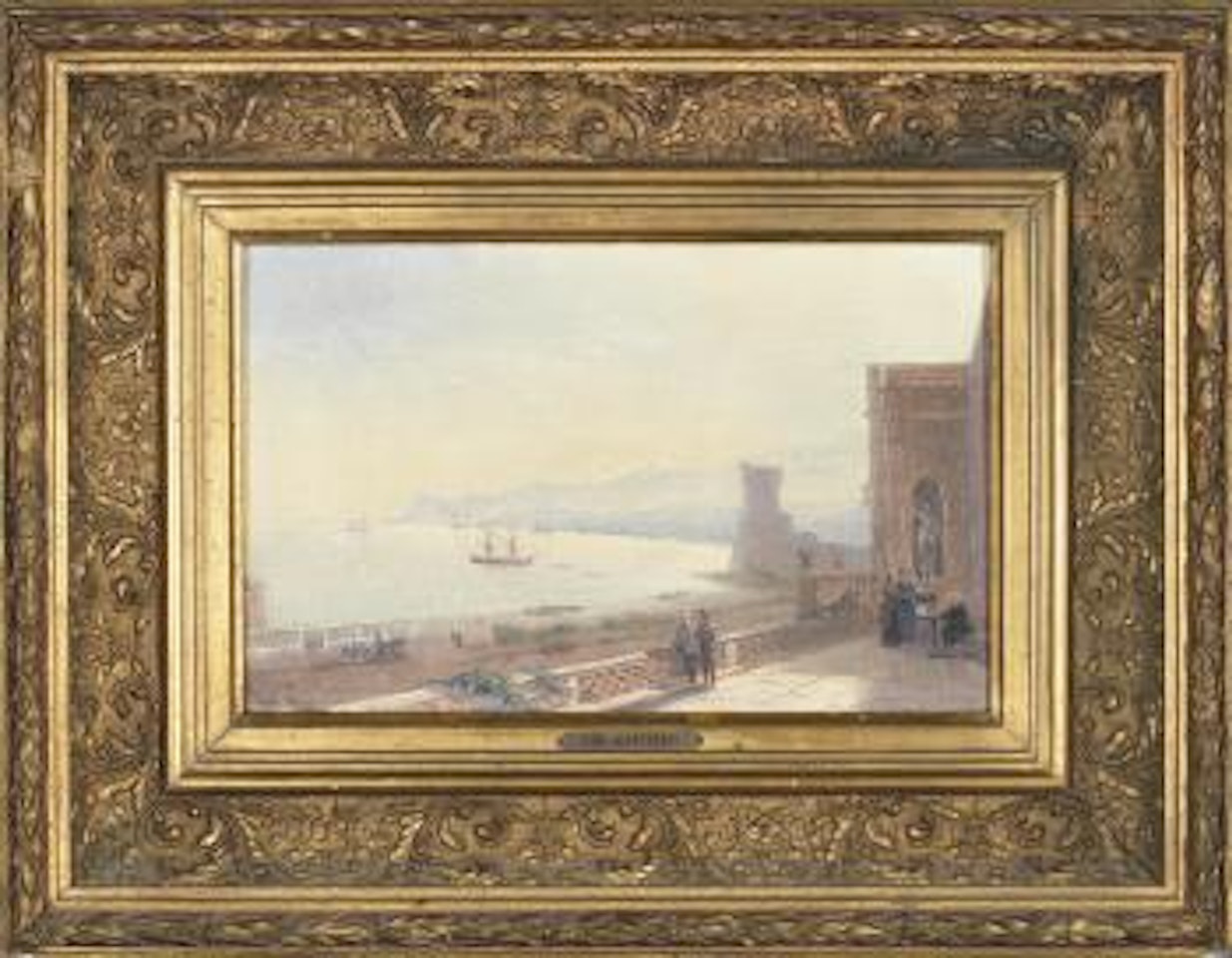 View from the terrace of the artist's house in Feodosia by Ivan Konstantinovich Aivazovsky