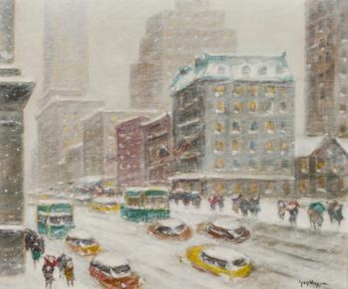 Looking Down Fifth Avenue by Guy Carleton Wiggins