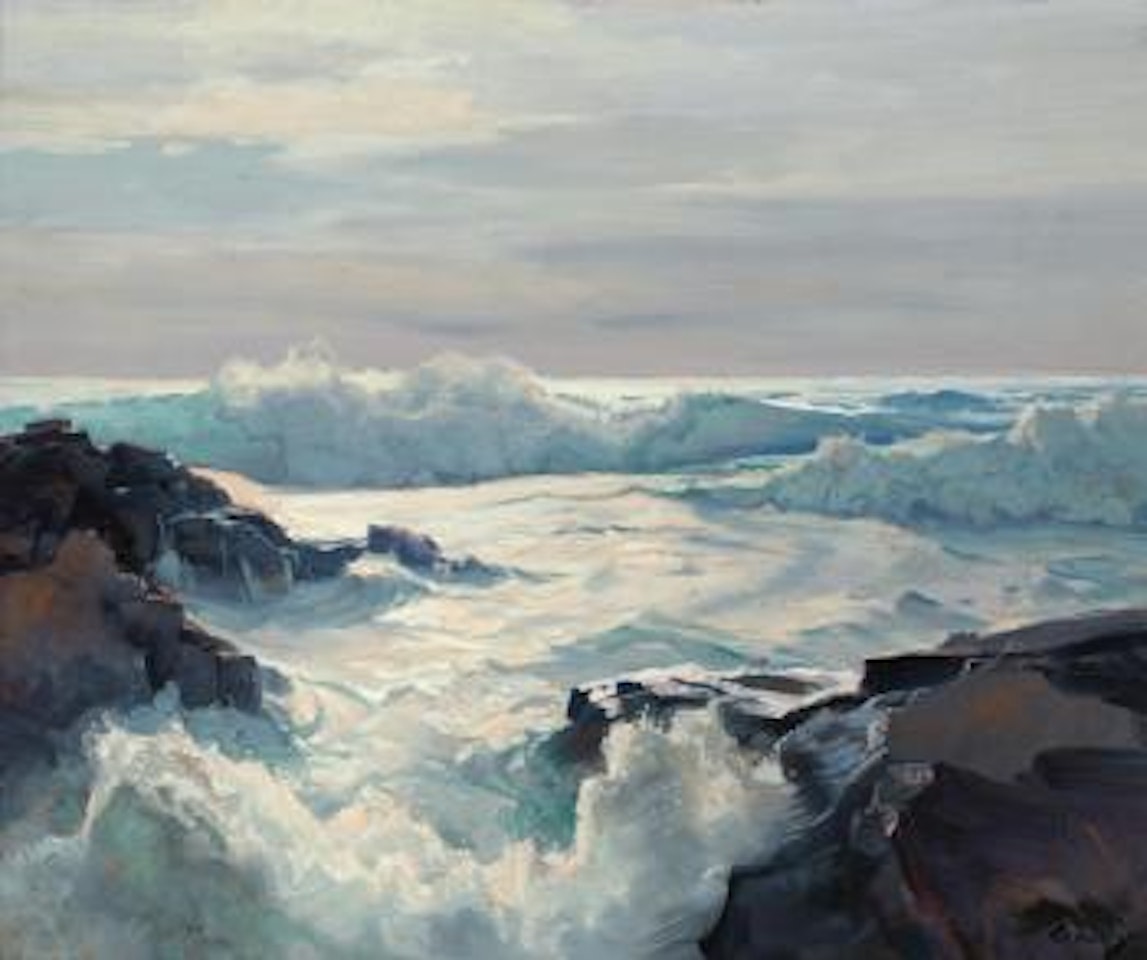 Curling waves by Frederick Judd Waugh